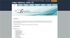 Desktop Screenshot of myfamilymedicalcare.com